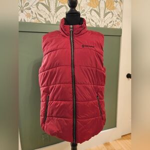 Free Country Puffer Vest Raspberry Red
